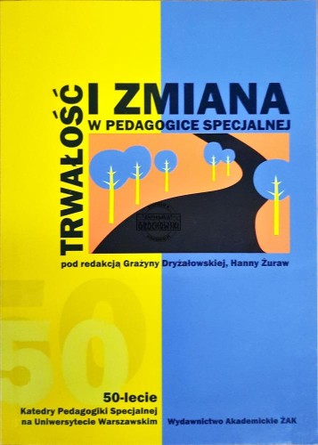 644666 Trwałość i zmiana w pedagogice specjalnej