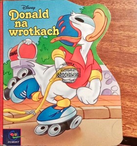 Donald na wrotkach