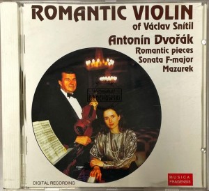 Antonín Dvořák, Václav Snítil – Romantic Violin - Romantic Pieces - Sonata F-Major - Mazurek CD