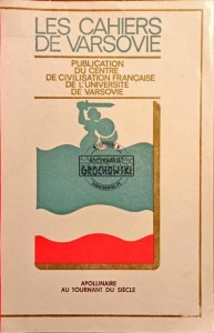 Les cahiers de Varsovie