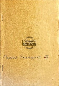Dalsze rewelacje Grzegorza VII., papieża, r. 1921