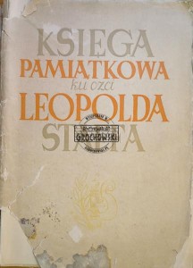 Księga pamiątkowa ku czci Leopolda Staffa 1878 - 1948
