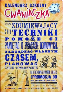 Kalendarz szkolny cwaniaczka