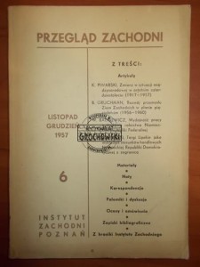 Przegląd Zachodni 6 1957
