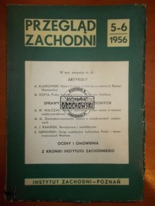 Przegląd Zachodni 5/6 1956