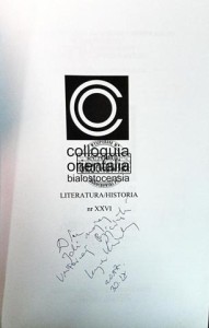 Wielka podlaska zmiana (autograf)