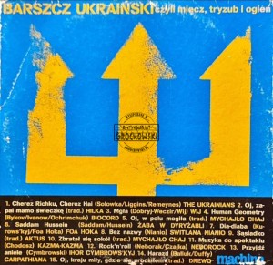 Various – Barszcz Ukraiński Czyli Miecz, Tryzub I Ogień CD
