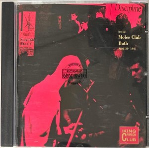 Discipline – Live At Moles Club, Bath, April 30, 1981 CD (Club Edition)