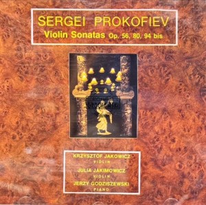 Sergei Prokofiev - Violin Sonatas Op. 56, 80, 94 bis CD