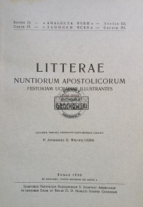 Litterae Nuntiorum Appostolicorum, Historiam Ucrainae Illustrantes 1550-1850 / Listy Nuncjuszy Apostolskich ilustrujące historię Ukrainy 1550-1850, tom 2 ( 1594-1608 )