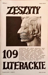 Zeszyty literackie 109/2010