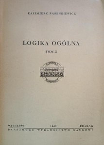 Logika ogólna, tom 2