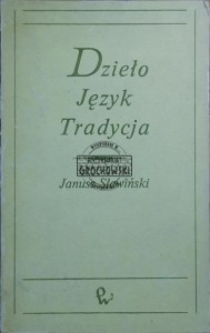 Dzieło. Język. Tradycja