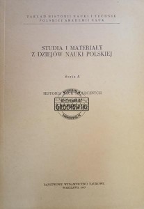 Studia i materiały z dziejów nauki polskiej, 1965