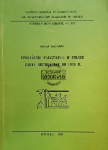 Uposażenie nauczycieli w Polsce, Zarys historyczny do 1939 r.