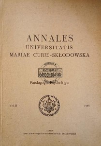Annales Universitatis Mariae Curie-Skłodowska / Roczniki Uniwersytetu Marii Curie-Skłodowskiej