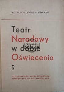 Teatr Narodowy w dobie Oświecenia