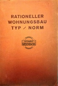Rationeller wohnungsbau. Typ/Norm