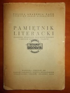 Pamiętnik Literacki, rocznik LI, zeszyt 2