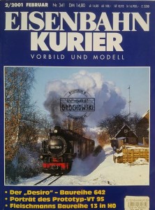 Eisenbahn Kurier, februar 2001  / Kurier kolejowy, luty 2001