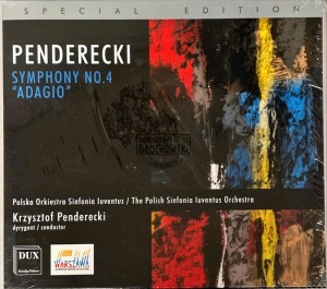Penderecki - The Polish Sinfonia Iuventus Orchestra, Krzysztof Penderecki – Symphony No. 4 "Adagio" CD (Special Edition)