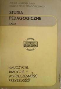 Studia pedagogiczne XXXIX