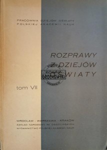 Rozprawy z dziejów oświaty, tom VII