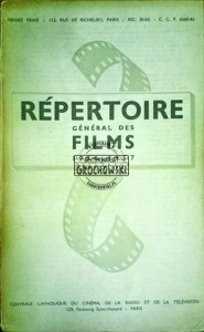 Répertoire général des films 1956-1957