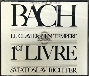 Bach - Sviatoslav Richter – Le Clavier Bien Tempéré 1er Livre - BWV 846 À 869 2CD