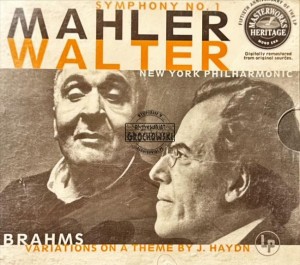 Walter,  New York Philharmonic, Mahler, Brahms – Symphony No. 1 / Variations On A Theme By J. Haydn CD