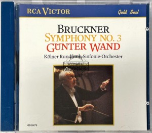 Bruckner, Kölner Rundfunk-Sinfonie-Orchester, Günter Wand – Symphony No. 3 CD