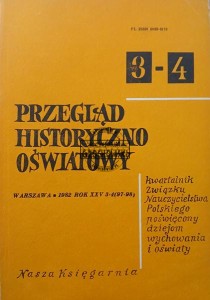 Przegład historyczno oświatowy 3-4 (97-98) / 1982