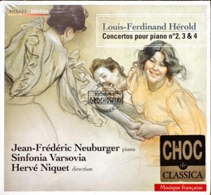Louis-Ferdinand Hérold, Jean-Frédéric Neuburger, Sinfonia Varsovia, Hervé Niquet – Concertos Pour Piano N°2, 3 & 4 CD