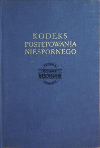 Kodeks postępowania niespornego