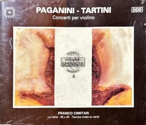 Franco Cimitan - Paganini - Tartini CD