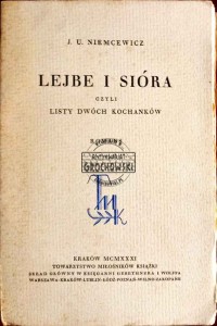 Jejbe i Sióra, czyli listy dwóch kochanków
