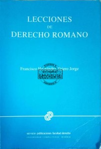 Lecciones de derecho romano