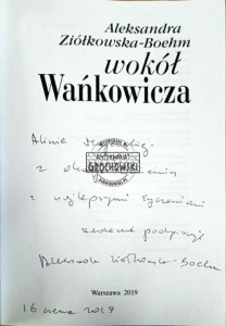 Wokół Wańkowicza (Autograf)