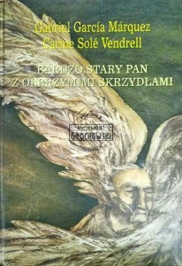 Bardzo stary pan z olbrzymimi skrzydłami