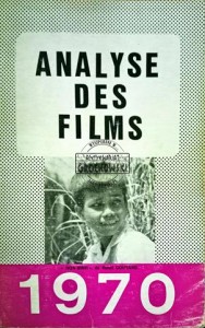 Analyse des films 1970. (Saison 1969)
