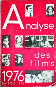 Analyse des films 1976. (Saison 1975)