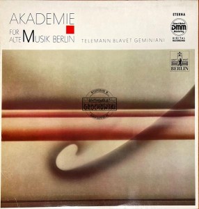 Akademie Für Alte Musik Berlin – Telemann / Blavet / Geminiani LP