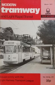 Modern Tramway and Light Rapid Transit, march 1977