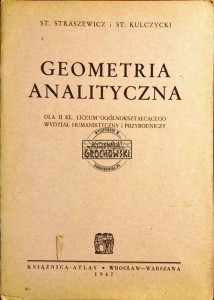 Geometria analityczna dla II kl. Liceum Ogólnokształcącego, Wydział Humanistyczny i Przyrodniczy