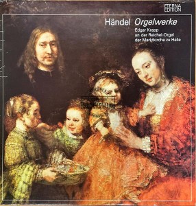 Händel, Edgar Krapp – Orgelwerke LP