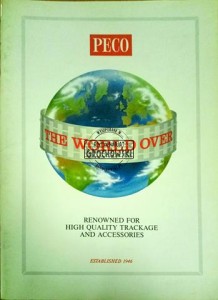 Peco. The world over. Renowned for high quality trackage and accessories