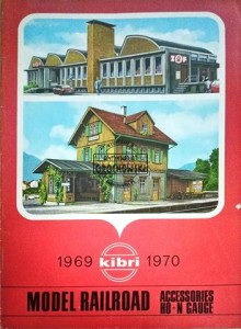 Kibri 1969/1970. Model railroad accessories HO + N gauge