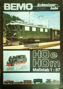 Bemo Schmalspur-bahn M1:87 HOe HOm Maßstab 1:87