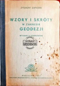 Wzory i skróty w zakresie geodezji