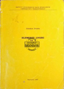 Elementy logiki, cz. I